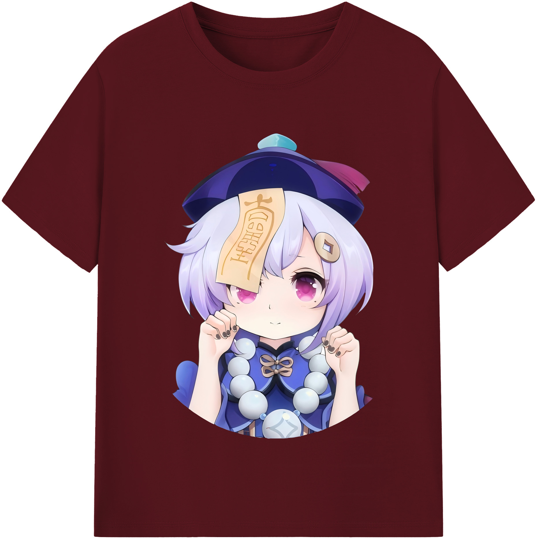 げんし神 七七 なな  genshin Nana 綿100％半袖Tシャツ（フロントプリント）